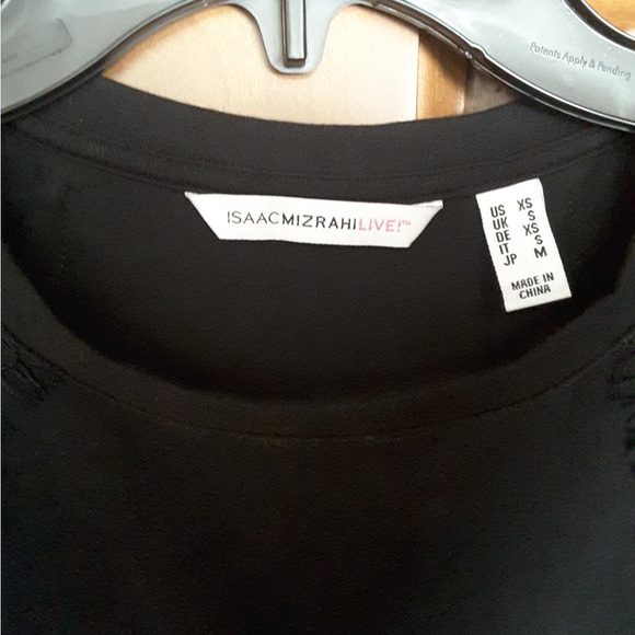 QVC ISAAC MIZRAHI lace sleeve top - Picture 3 of 3